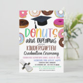 Invitation de graduation du thème Donut (Debout devant)