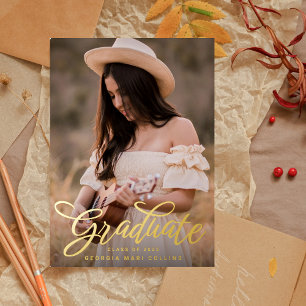 Invitation de graduation en gros titre