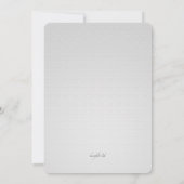 Invitation de graduation en laboratoire de chimie (Dos)