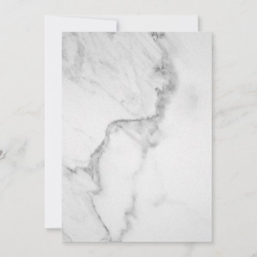 Invitation de graduation en marbre classique - noi (Dos)