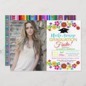 Invitation de graduation Fiesta (Devant / Derrière)