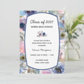 Invitation de graduation florale (Debout devant)