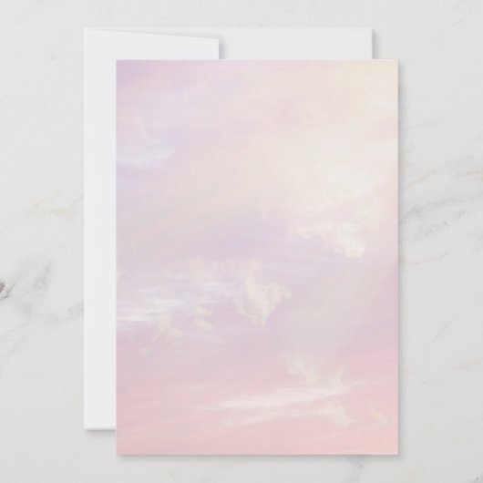 Invitation de graduation florale (Dos)