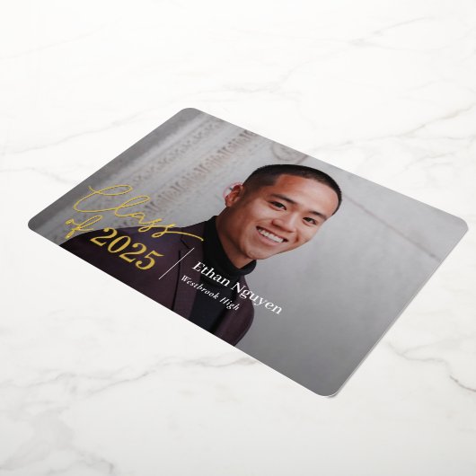 Invitation de graduation Foil I tout simplement co (Rotation)