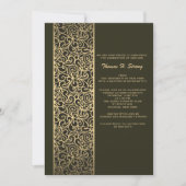 Invitation de graduation Glitzy (Devant)