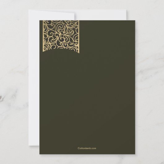 Invitation de graduation Glitzy (Dos)