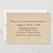 Invitation de graduation mignon Red Bow (Dos)