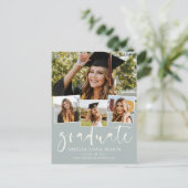 Invitation de graduation minimaliste simple modern (Debout devant)