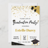 Invitation de graduation modifiable (Devant)