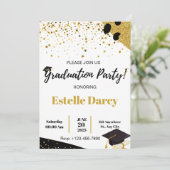 Invitation de graduation modifiable (Debout devant)