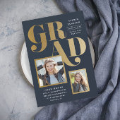 Invitation de graduation multiphoto