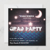 Invitation de graduation nautique rustique (Devant)