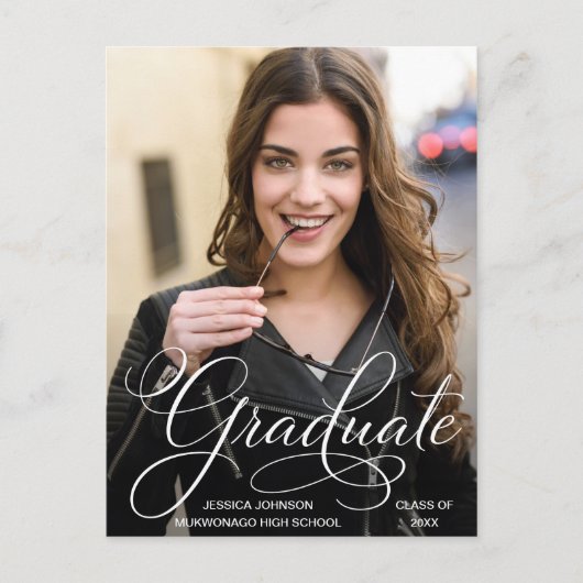 Invitation de Graduation Party de la photographie  (Devant)