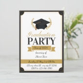 Invitation de graduation personnalisable (Debout devant)