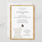 Invitation de graduation personnalisée pour pharma (Devant)