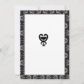 Invitation de graduation personnalisée pour pharma (Dos)