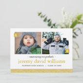 Invitation de graduation photo (Debout devant)