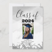 Invitation de graduation photo complète personnali (Dos)