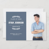 Invitation de graduation photo moderne (Devant)