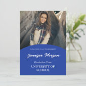 Invitation de graduation Photo Simply Classy (Debout devant)