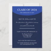 Invitation de graduation Photo Simply Classy (Dos)