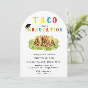 Invitation de graduation sur le thème du Taco
