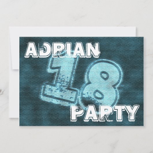 invitation de graffiti (Devant)