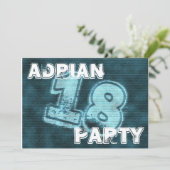 invitation de graffiti (Debout devant)