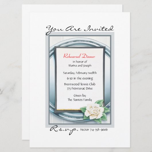 Invitation © de grandes expectatives (Devant / Derrière)