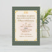 Invitation de Grihapravesh de luxe (Debout devant)