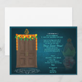 Invitation de Grihapravesh indien Hindu House Warm (Devant / Derrière)