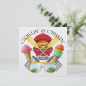 Invitation de Grillin et Chillin (Debout devant)