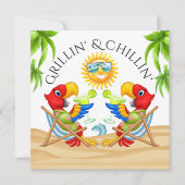 Invitation de Grillin et Chillin (Devant)