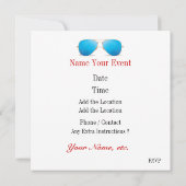 Invitation de Grillin et Chillin (Dos)