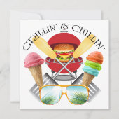 Invitation de Grillin et Chillin (Devant)