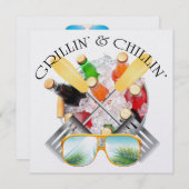 Invitation de Grillin et Chillin (Devant / Derrière)