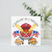 Invitation de Grillin et Chillin (Debout devant)