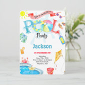 Invitation de groupe de garçons (Debout devant)