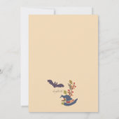 Invitation de guirlande de Halloween (Dos)