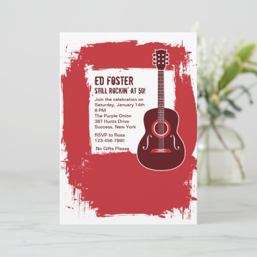 Invitation de guitare de Rockin (Debout devant)