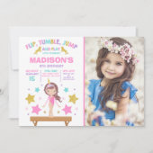 Invitation de gymnastique Fête de gymnastique lico (Devant)