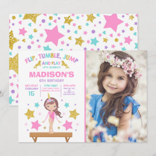 Invitation de gymnastique Fête de gymnastique lico