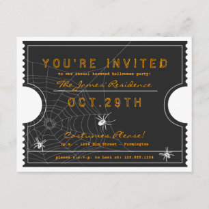 Invitation de Halloween