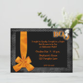 Invitation de Halloween Boo (Debout devant)