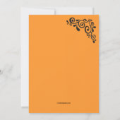 Invitation de Halloween de pierre tombale (Dos)