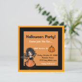 Invitation de Halloween Smiling Jack (Debout devant)