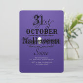 Invitation de Halloween Soiree (Debout devant)