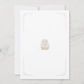 Invitation de Hanbok pour le premier anniversaire (Dos)