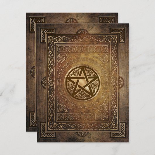 Invitation de Handfasting (Devant / Derrière)