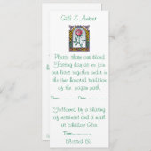 Invitation de Handfasting (Devant / Derrière)